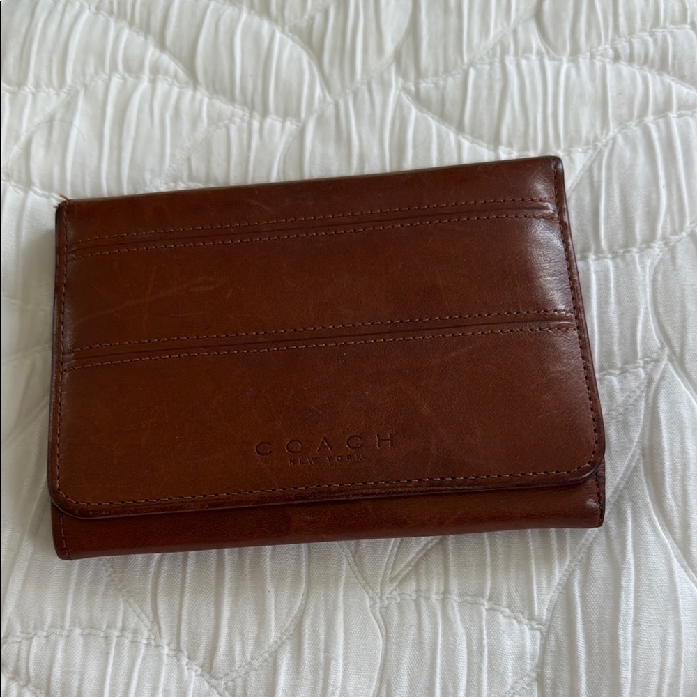 Coach Brown Leather Wallet